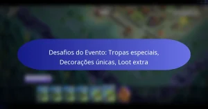 Read more about the article Desafios do Evento: Tropas especiais, Decorações únicas, Loot extra